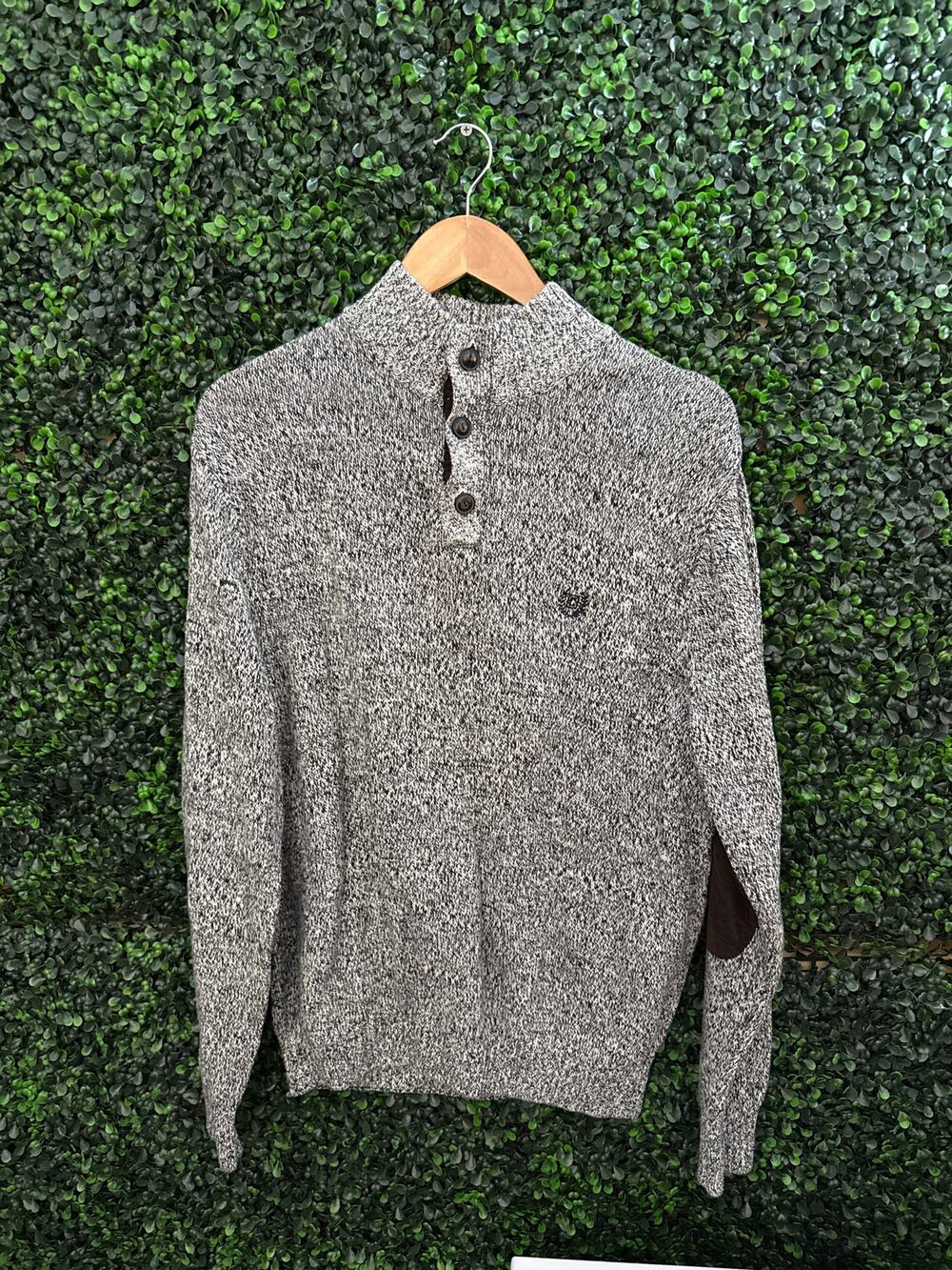 Chaps, Heavy Men’s Sweater, Pull Over 100% Cotton, Size L